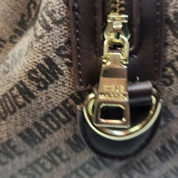 Steve Madden Tan/Brown Satchel Handbag - Picture 7 of 12